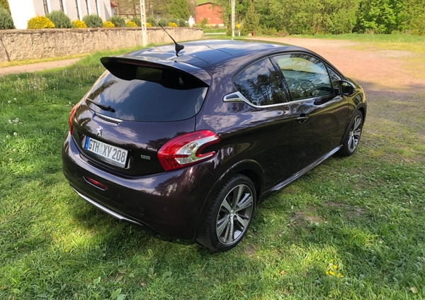 Peugeot 208 cena 27000 przebieg: 111800, rok produkcji 2012 z Mieroszów małe 37